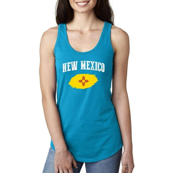 Normal is Boring - Women's Racerback Tank Top, up to Women Size 2XL - New Mexico