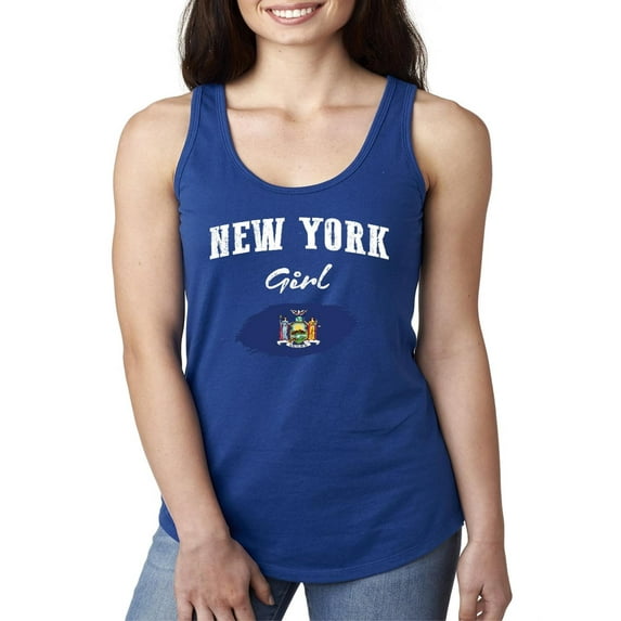 Normal is Boring - Women's Racerback Tank Top, up to Women Size 2XL - New York Girl