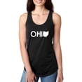 thumbnail image 1 of Normal is Boring - Women's Racerback Tank Top, up to Women Size 2XL - Ohio Map, 1 of 5