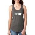 thumbnail image 1 of Normal is Boring - Women's Racerback Tank Top, up to Women Size 2XL - Ohio Map, 1 of 5