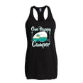 thumbnail image 1 of Normal is Boring - Women's Racerback Tank Top, up to Women Size 2XL - One Happy Camper, 1 of 5