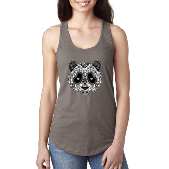 Normal is Boring - Women's Racerback Tank Top, up to Women Size 2XL - Panda