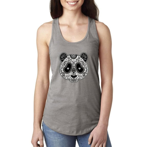 Normal is Boring - Women's Racerback Tank Top, up to Women Size 2XL - Panda