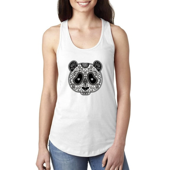 Normal is Boring - Women's Racerback Tank Top, up to Women Size 2XL - Panda