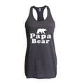 thumbnail image 1 of Papa Bear Matches w Mama Bear & Baby Bear Matching Couples Gift Match w Hats Women's Next Level Ladies' Ideal Racerback Tank Clothes, 1 of 2