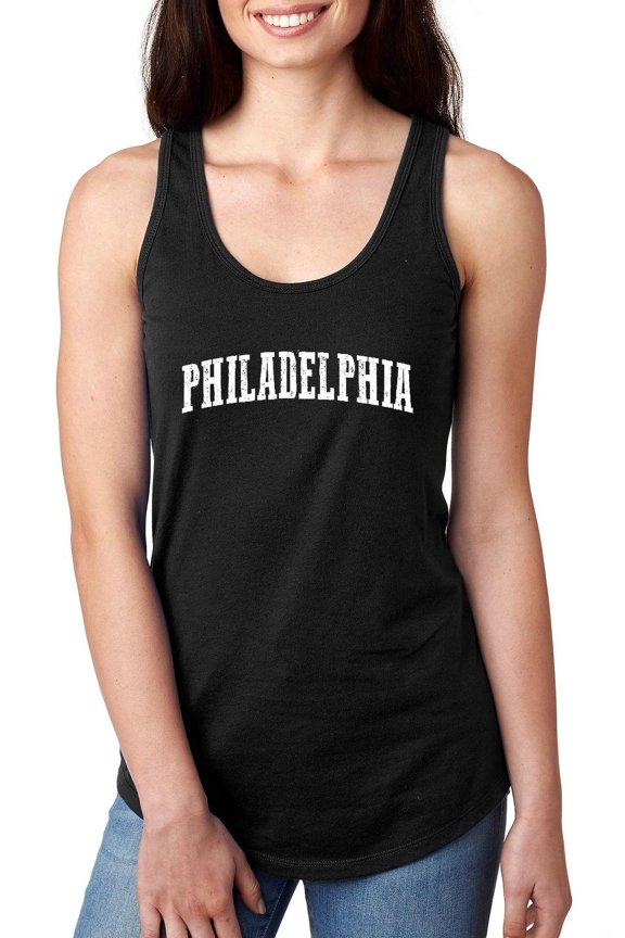 - Women's Racerback Tank Top, up to Women Size 2XL - Philadelphia Pennsylvania