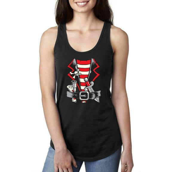 Normal is Boring - Women's Racerback Tank Top, up to Women Size 2XL - Pirate Costume