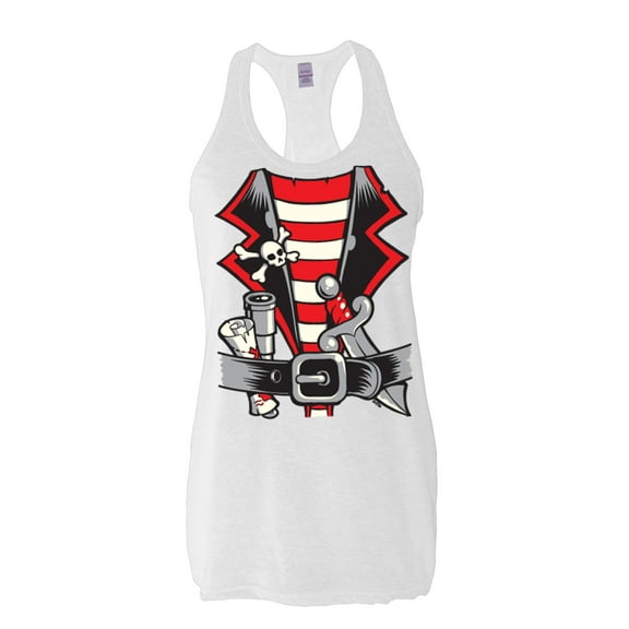 Normal is Boring - Women's Racerback Tank Top, up to Women Size 2XL - Pirate Costume