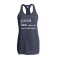 thumbnail image 1 of NIB - Women's Racerback Tank Top - Queen Bee I Call, 1 of 5