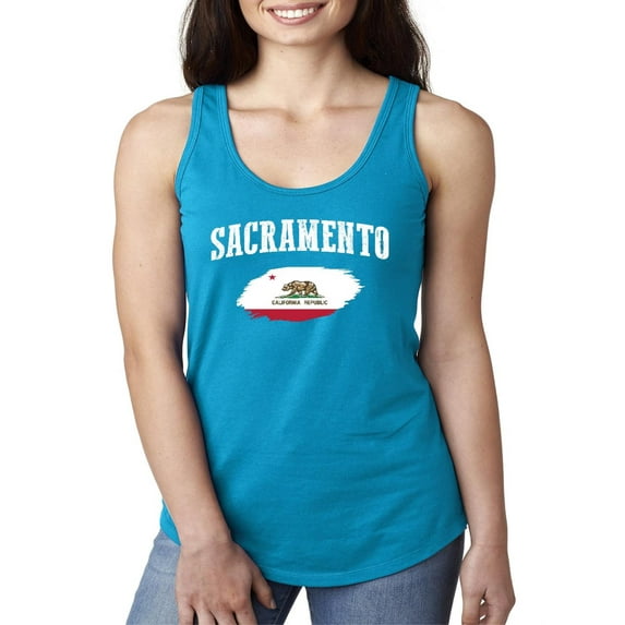 Normal is Boring - Women's Racerback Tank Top, up to Women Size 2XL - Sacramento