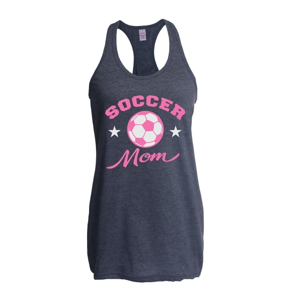 Normal is Boring - Women's Racerback Tank Top, up to Women Size 2XL - Soccer Mom