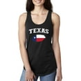 thumbnail image 1 of Normal is Boring - Women's Racerback Tank Top, up to Women Size 2XL - Texas Flag, 1 of 5