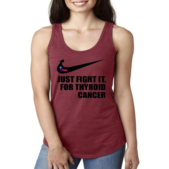 NIB - Women's Racerback Tank Top - Thyroid Cancer