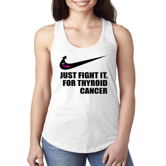 NIB - Women's Racerback Tank Top - Thyroid Cancer