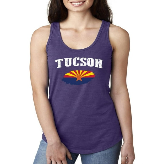 Normal is Boring - Women's Racerback Tank Top, up to Women Size 2XL - Tucson Arizona Flag