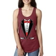thumbnail image 1 of Normal is Boring - Women's Racerback Tank Top, up to Women Size 2XL - Tuxedo Prom Costume, 1 of 5