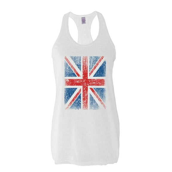Normal is Boring - Women's Racerback Tank Top, up to Women Size 2XL - Union Jack British Flag