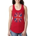 thumbnail image 1 of Normal is Boring - Women's Racerback Tank Top, up to Women Size 2XL - Union Jack British Flag, 1 of 5