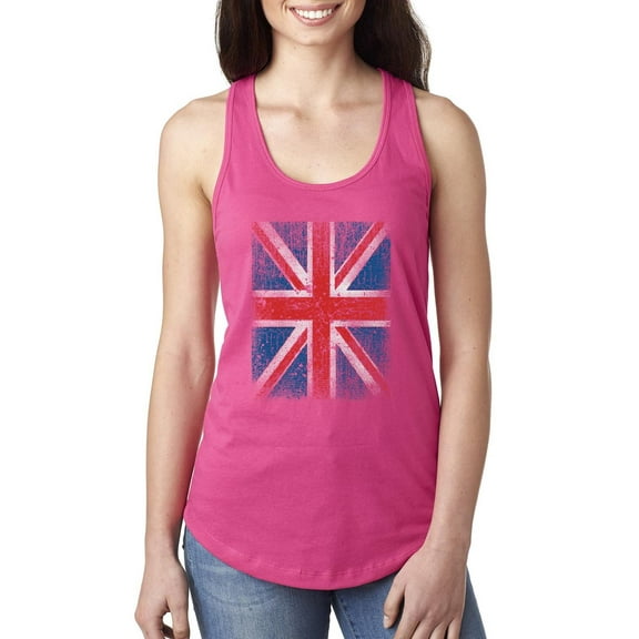NIB - Women's Racerback Tank Top - Union Jack British Flag