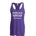 thumbnail image 1 of Normal is Boring - Women's Racerback Tank Top, up to Women Size 2XL - Wooden Spoon Survivor, 1 of 2