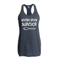 thumbnail image 1 of Normal is Boring - Women's Racerback Tank Top, up to Women Size 2XL - Wooden Spoon Survivor, 1 of 2