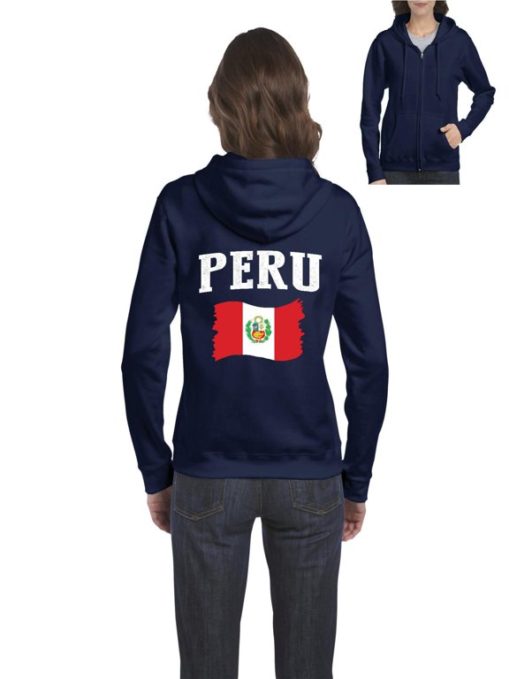 - Women's Sweatshirt Full-Zip Pullover - Peru