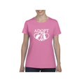 thumbnail image 1 of NIB - Women's T-Shirt Short Sleeve - Adopt Animal Rescue, 1 of 5