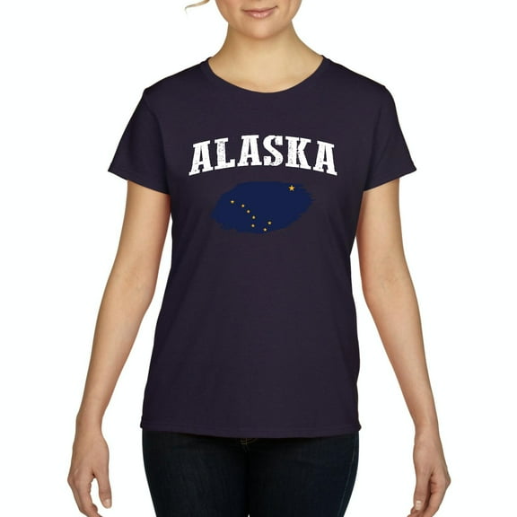 Normal is Boring - Women's T-Shirt Short Sleeve, up to Women Size 3XL - Alaska Flag