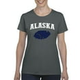 thumbnail image 1 of Normal is Boring - Women's T-Shirt Short Sleeve, up to Women Size 3XL - Alaska Flag, 1 of 5