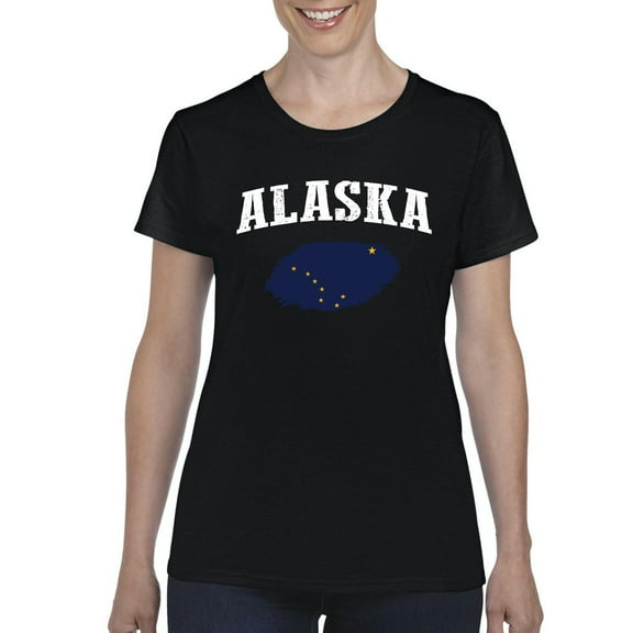 Normal is Boring - Women's T-Shirt Short Sleeve, up to Women Size 3XL - Alaska Flag