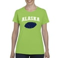 thumbnail image 1 of Normal is Boring - Women's T-Shirt Short Sleeve, up to Women Size 3XL - Alaska Flag, 1 of 5