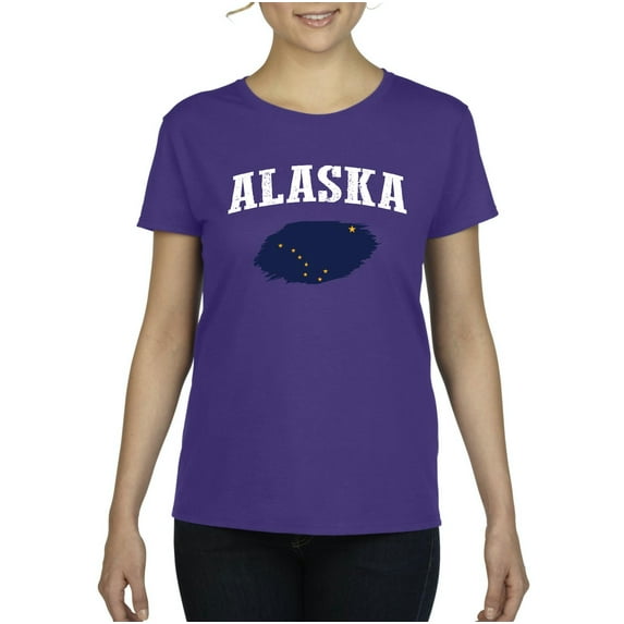 Normal is Boring - Women's T-Shirt Short Sleeve, up to Women Size 3XL - Alaska Flag