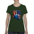 thumbnail image 1 of Normal is Boring - Women's T-Shirt Short Sleeve, up to Women Size 3XL - American Flag 4th of July, 1 of 5