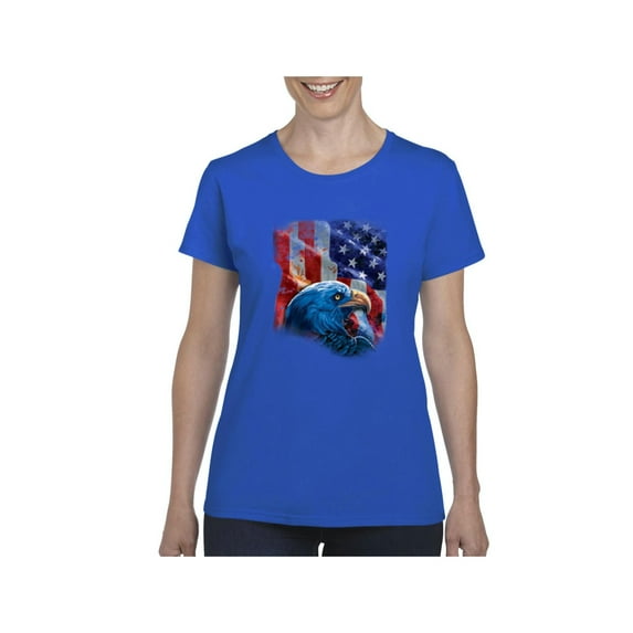 Normal is Boring - Women's T-Shirt Short Sleeve, up to Women Size 3XL - American Flag 4th of July