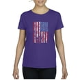 thumbnail image 1 of Normal is Boring - Women's T-Shirt Short Sleeve, up to Women Size 3XL - American Flag 4th of July, 1 of 5
