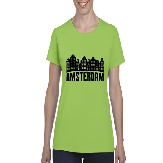 Normal is Boring - Women's T-Shirt Short Sleeve, up to Women Size 3XL - Amsterdam