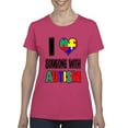 thumbnail image 1 of Normal is Boring - Women's T-Shirt Short Sleeve, up to Women Size 3XL - Autism Awareness, 1 of 5