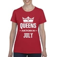 thumbnail image 1 of Normal is Boring - Women's T-Shirt Short Sleeve, up to Women Size 3XL - Birthday Gift Queens Are Born in July, 1 of 5