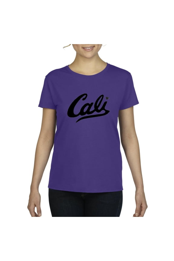- Women's T-Shirt Short Sleeve, up to Women Size 3XL - California Cali