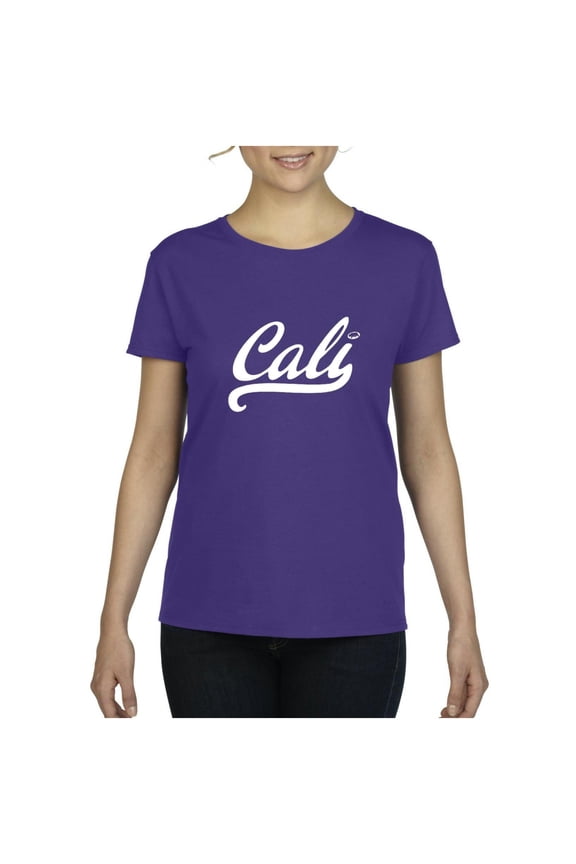 - Women's T-Shirt Short Sleeve, up to Women Size 3XL - California Cali