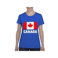 thumbnail image 1 of Normal is Boring - Women's T-Shirt Short Sleeve, up to Women Size 3XL - Canada Flag, 1 of 5
