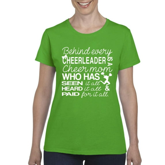 NIB - Women's T-Shirt Short Sleeve - Cheer Mom Cheerleader