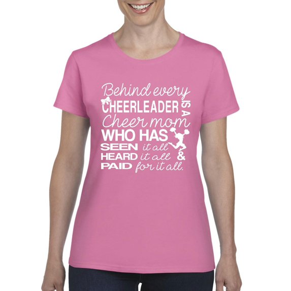NIB - Women's T-Shirt Short Sleeve - Cheer Mom Cheerleader