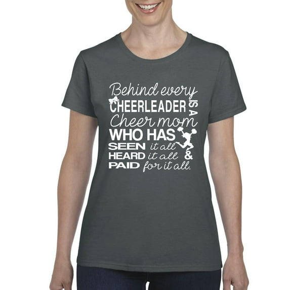 NIB - Women's T-Shirt Short Sleeve - Cheer Mom Cheerleader