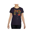 thumbnail image 1 of NIB - Women's T-Shirt Short Sleeve - Christmas Snowman Scarf, 1 of 5