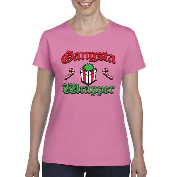 Normal is Boring - Women's T-Shirt Short Sleeve, up to Women Size 3XL - Christmas Wrapper