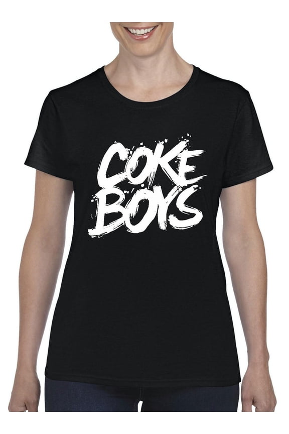 - Women's T-Shirt Short Sleeve, up to Women Size 3XL - Coke Boys