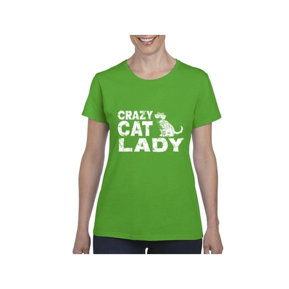 NIB - Women's T-Shirt Short Sleeve - Crazy Cat Lady