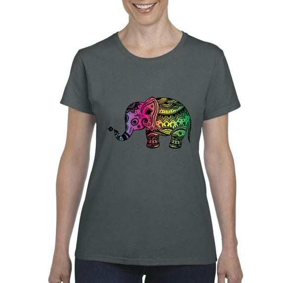 Normal is Boring - Women's T-Shirt Short Sleeve, up to Women Size 3XL - Elephant