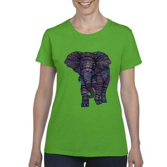 Normal is Boring - Women's T-Shirt Short Sleeve, up to Women Size 3XL - Elephant